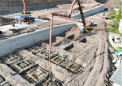 總投資4億元！食品產(chǎn)業(yè)園配套基礎(chǔ)設(shè)施項目施工現(xiàn)場